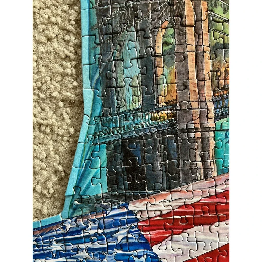 Statue of Liberty Shaped 1000 Piece Jigsaw‎ Puzzle Made in the USA